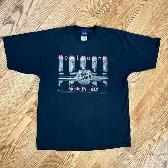 Vintage Neil Young Music in Head Concert T-Shirt - Picture 2 of 8